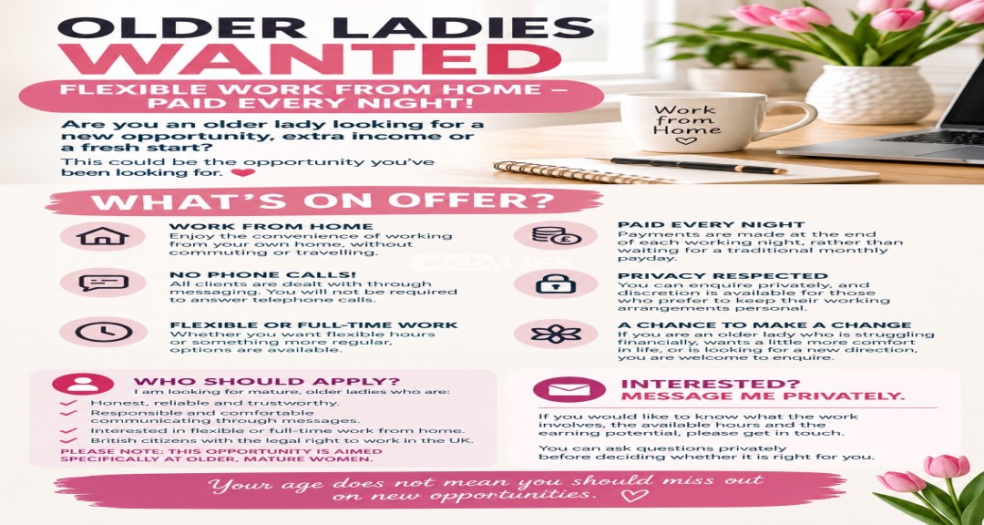 OLDER LADIES WANTED
